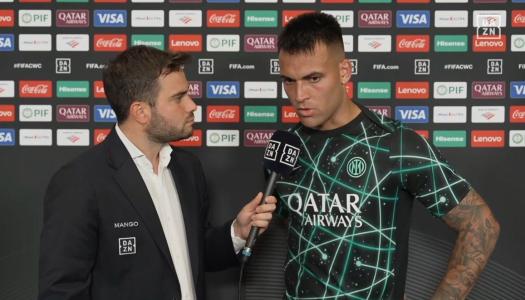 Lautaro Martínez, atacante da Inter de Milão, em entevista após derrota para o Fluminense no Mundial