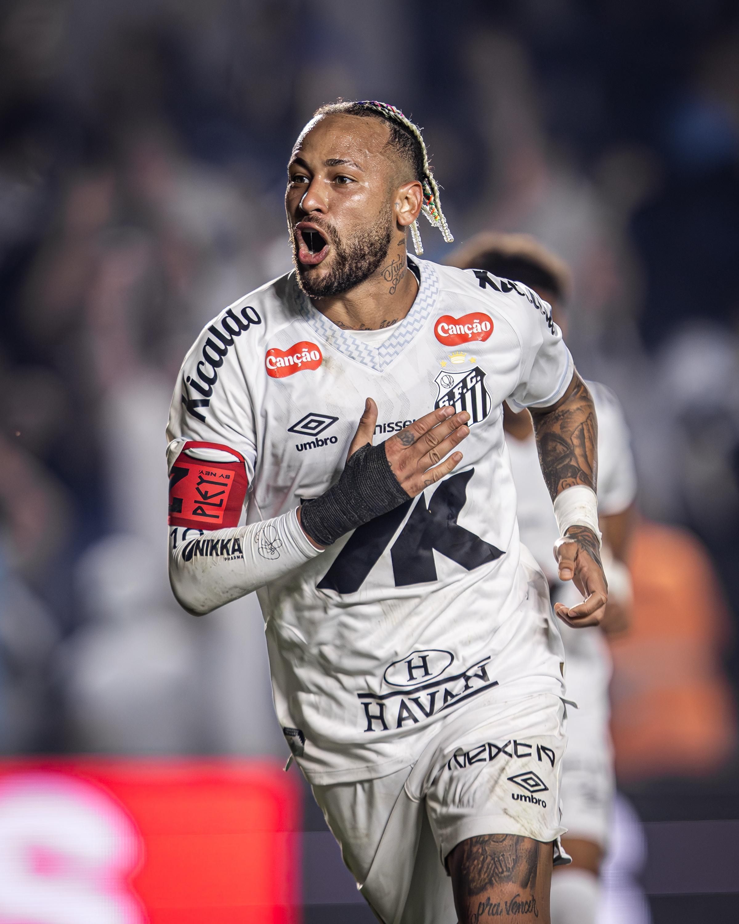 Gol, dribles e mais: veja números de Neymar na vitória do Santos contra o Flamengo