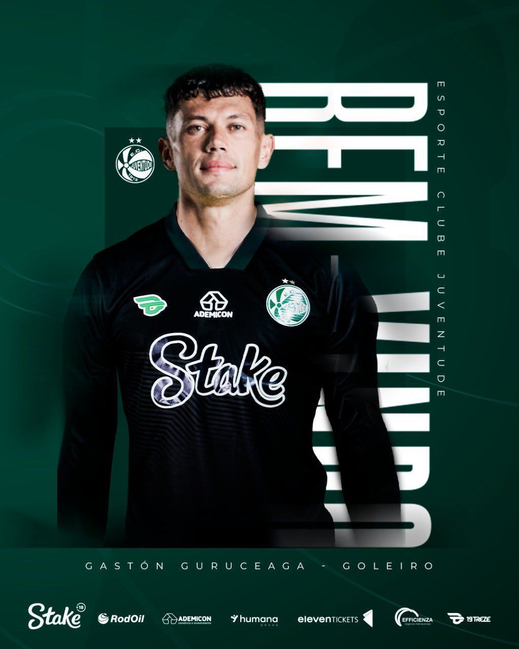 Juventude anuncia goleiro uruguaio Gastón Guruceaga como novo reforço