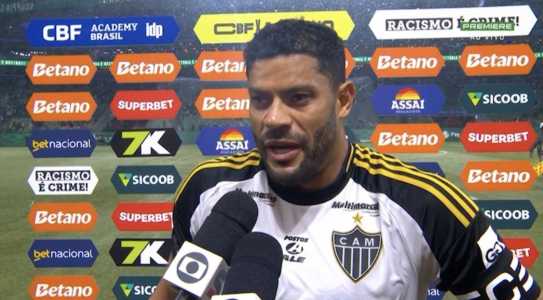 Hulk em entrevista após derrota do Atlético para o Palmeiras