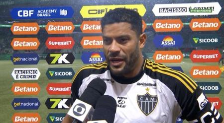 Hulk em entrevista após derrota do Atlético para o Palmeiras