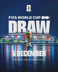 Divulgação do sorteio da Copa do Mundo de 2026