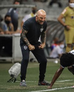 Jorge Sampaoli no comando do Atlético em 2020