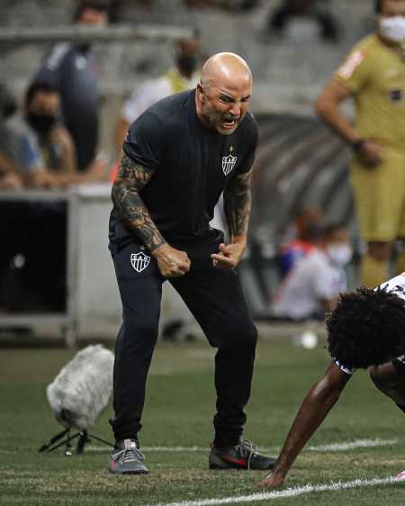 Jorge Sampaoli no comando do Atlético em 2020