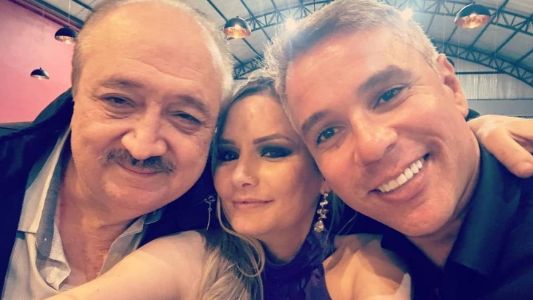 Há dois meses Fuvio publicou foto com esposa e sogro: com minha princesa e meu sogro