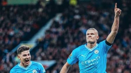 Haaland brilhou com dois gols na vitória do City