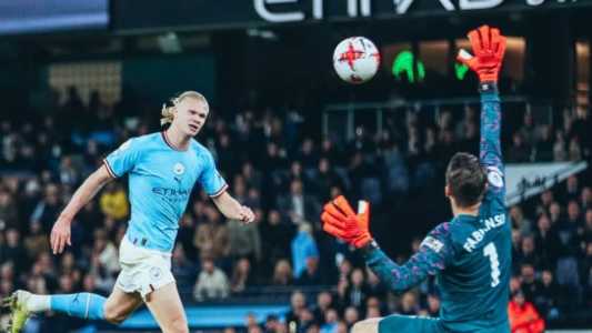 Haaland foi o grande nome da goleada do City sobre o West Ham