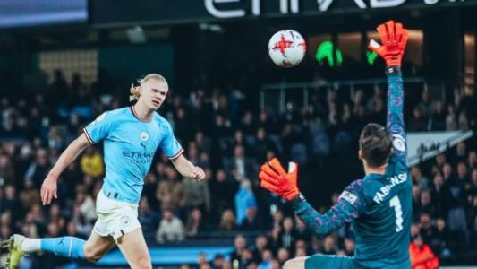 Haaland foi o grande nome da goleada do City sobre o West Ham