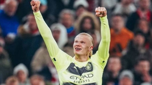 Haalanda perdeu um pênalti mas marcou o gol do City na partida