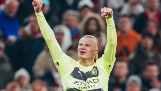 Haalanda perdeu um pênalti mas marcou o gol do City na partida