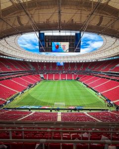 Estádio Mané Garrincha, palco do jogo entre Corinthians e Flamengo pela Supercopa do Brasil