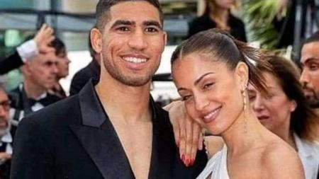 Hakimi foi casado com Hiba Abouk por cerca de quatro anos