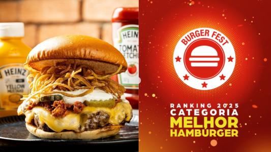 Hambúrguer vice campeão é de Belo Horizonte
