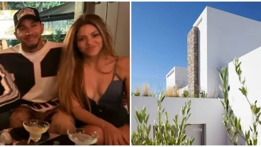 Hamilton e Shakira se encontraram três vezes na mansão