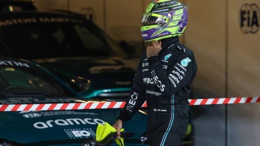 Hamilton reclama de carro imprevisível após sair no Q2 de Abu Dabi; Sainz alfineta Ferrari
