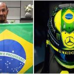 Capacete de Hamilton tem bandeira do Brasil e Cristo Redentor; veja vídeo