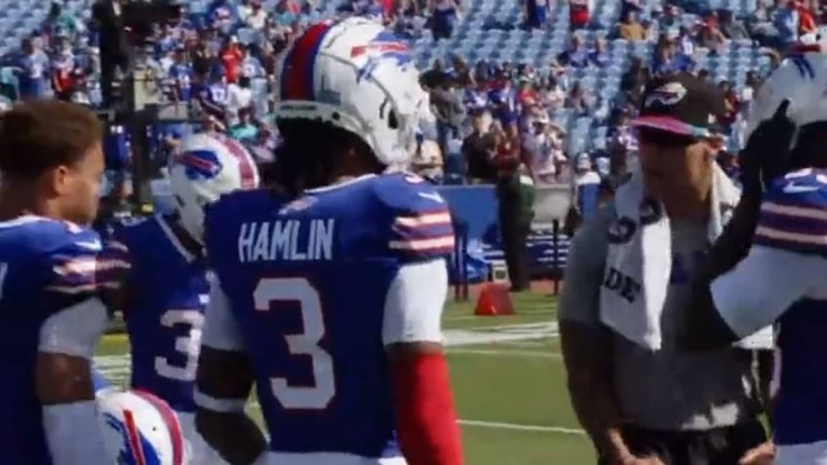 NFL: Damar Hamlin, do Buffalo Bills, volta aos gramados após parada cardíaco em campo