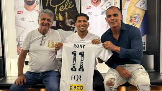 Rony, reforço do Santos, usará a camisa 11 em 2026