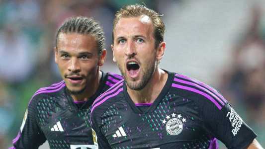 Harry Kane vibrou muito com primeiro gol pelo Bayern de Munique