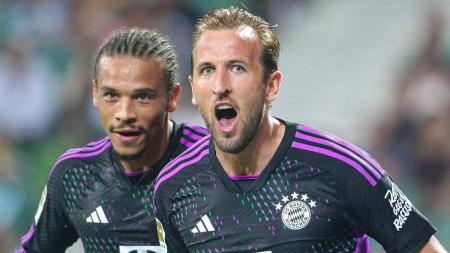 Harry Kane vibrou muito com primeiro gol pelo Bayern de Munique