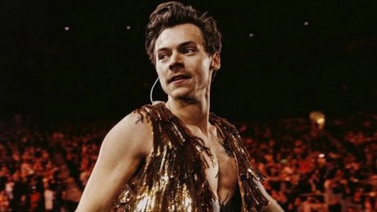 Harry Styles em show da 'Love on Tour' em Long Island, Nova Iorque