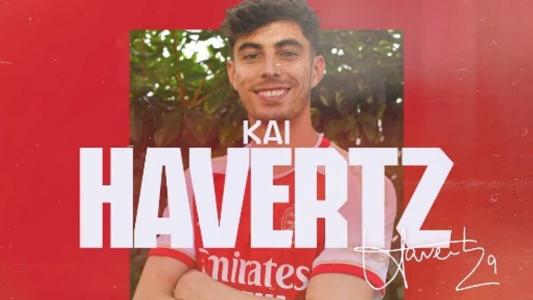 Havertz deixou o Chelsea e assinou contrato com o Arsenal