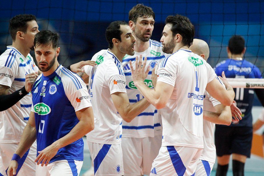 Sada Cruzeiro vence Suzano Vôlei em jogo duro e abre grande vantagem na Superliga