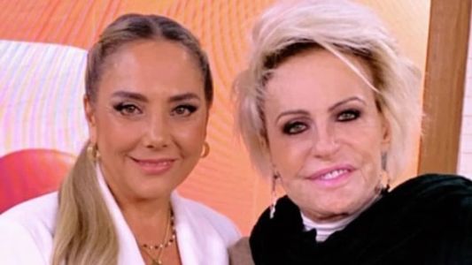 Heloisa Périssé e Ana Maria Braga no Mais Você
