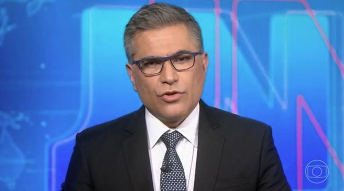 William Bonner é substituído no Jornal Nacional para tratar problema de saúde