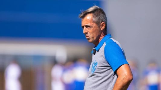 Hernán Manrique em jogo pelo Vélez