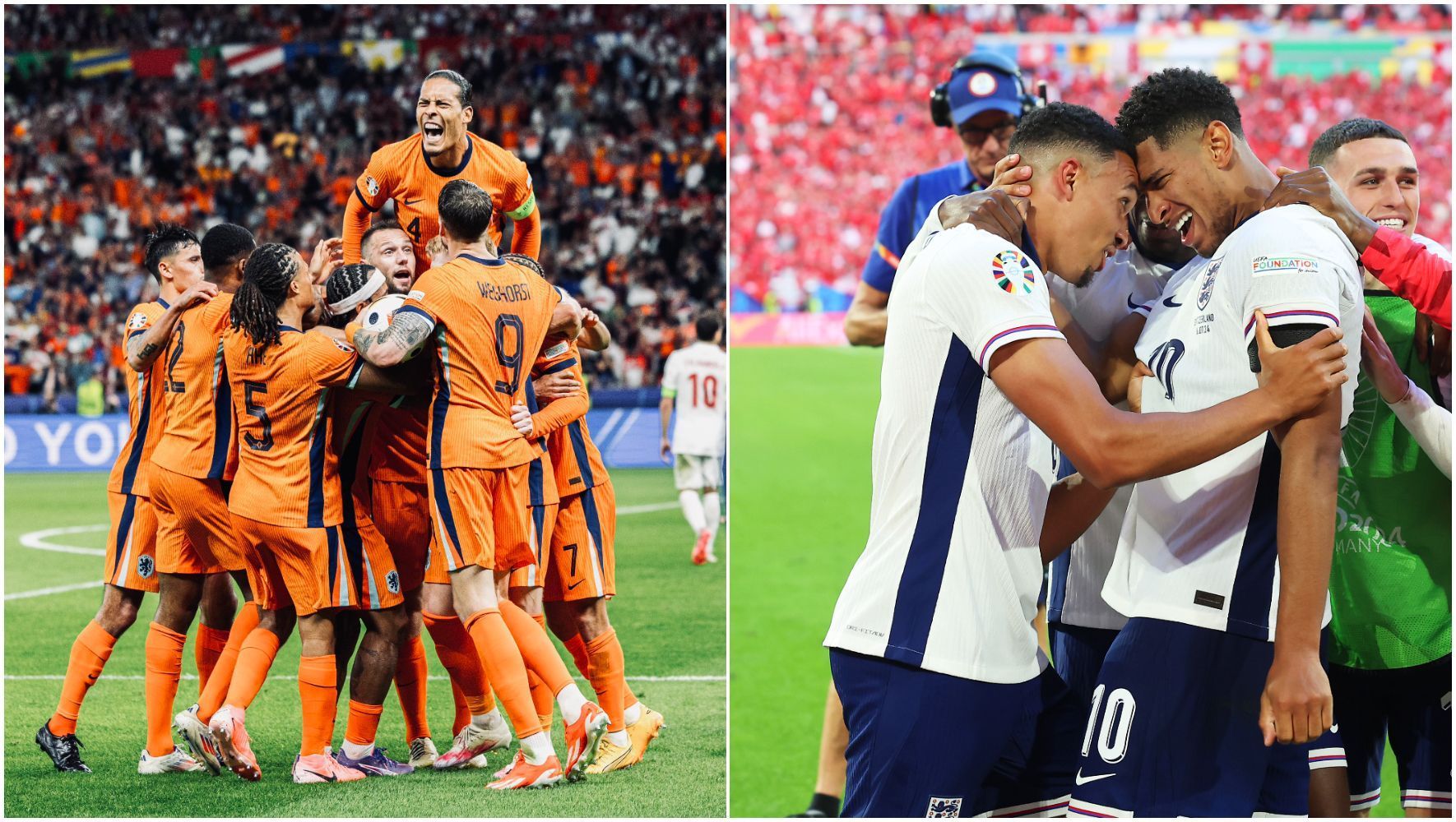 Holanda x Inglaterra: horário e onde assistir ao vivo pela Eurocopa