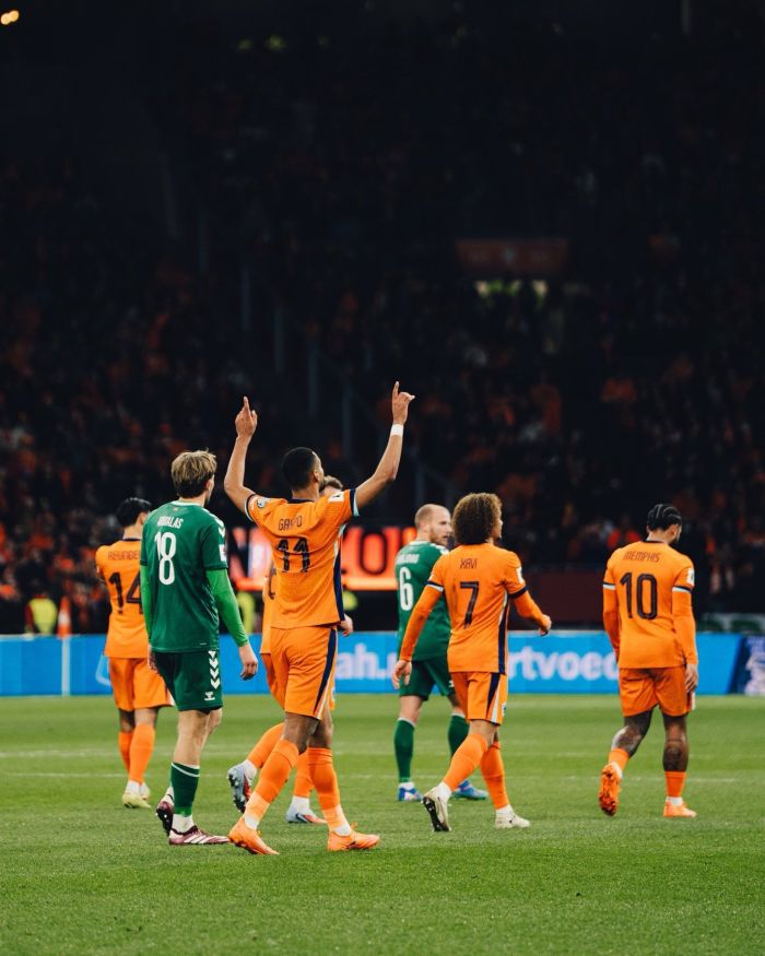 A Holanda é a cabeça-de-chave do Grupo F da Copa do Mundo