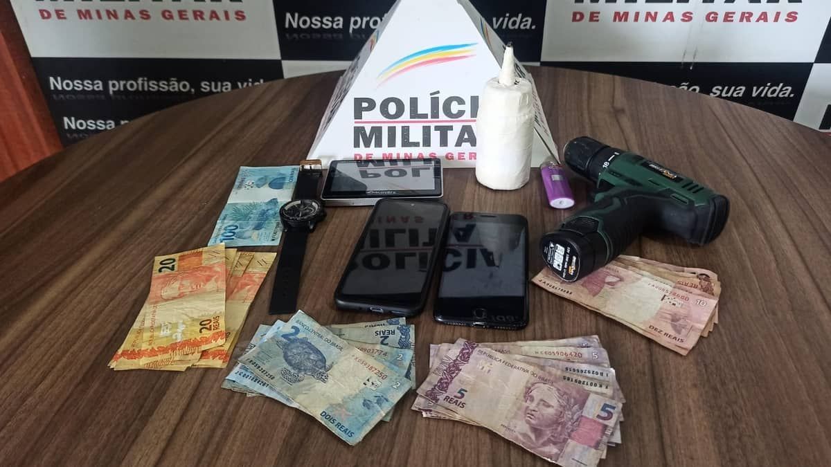 Homem usa parafusadeira como arma e faz vários assaltos no interior de Minas 