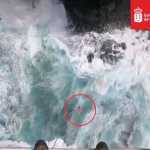 Vídeo: turista morre após cair no mar enquanto tirava fotos nas Ilhas Canárias