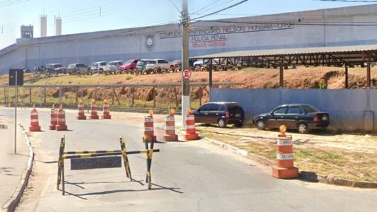 Homem cumpre pena na penitenciária Nelson Hungria, em Contagem