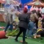 Vídeo: mal-entendido provoca pancadaria em circo em Minas Gerais