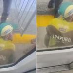 Homem fica preso entre trem e plataforma de metrô e sofre perfurações íntimas; veja vídeo