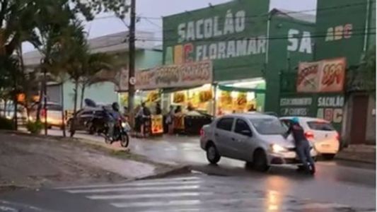Homem foi arrastado por carro na rua José Lima de Almeida