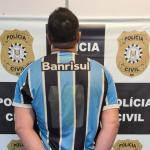 Polícia Civil do RS prende gremista mandante de roubo de faixa no Beira-Rio