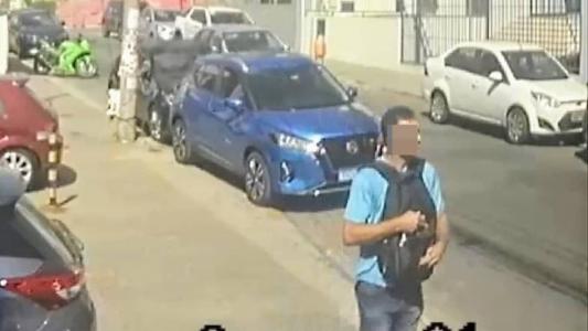 Homem foi reconhecido por câmeras de segurança