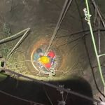 Homem liga para esposa após cair em poço e é resgatado pelos bombeiros em Minas