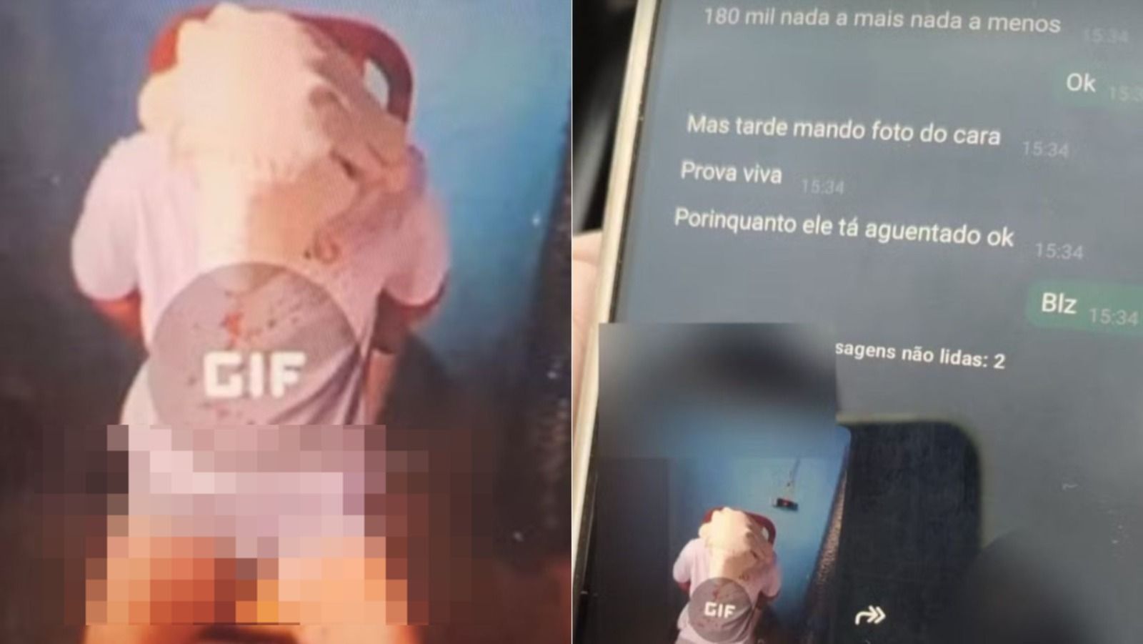 Homem forja próprio sequestro, pede 'resgate' de R$ 180 mil e polícia descobre falso cativeiro
