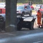 Motorista perde o controle de carro e homem morre em acidente no Anel Rodoviário, em BH