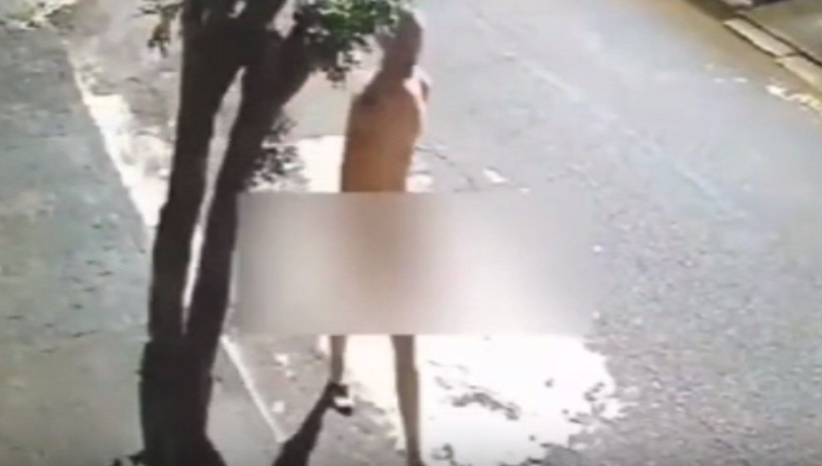Vídeo: homem é agredido por populares e preso após andar pelado por bairro em MG