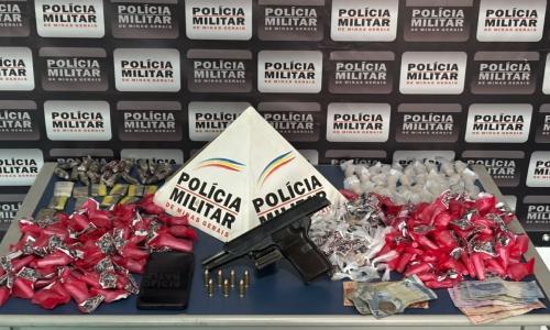 homem preso trafico alicar menores além paraíba - Divulgação PMMG.jpg