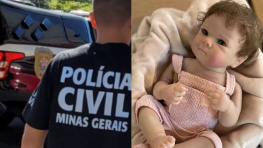 Homem que agrediu bebê achando que era&nbsp;reborn tem prisão em flagrante confirmada.
