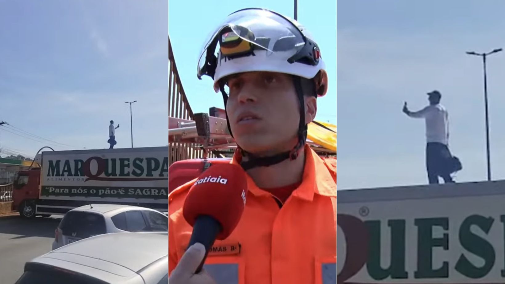 Homem que bloqueou avenida em Contagem, na Grande BH, fazia protesto após demissão de amigo