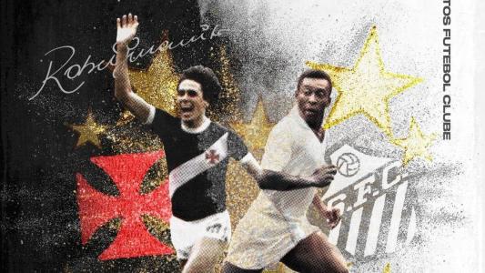 Homenagem do Vasco para Dinamite e Pelé