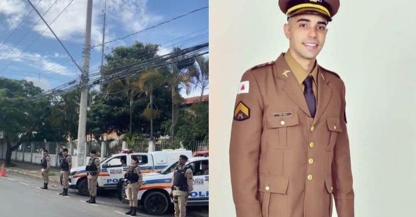 Vídeo: policiais militares prestam homenagem a sargento morto por criminoso em BH