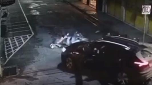 Foto mostra flagrante do homicídio registrado em Visconde do Rio Branco (MG)